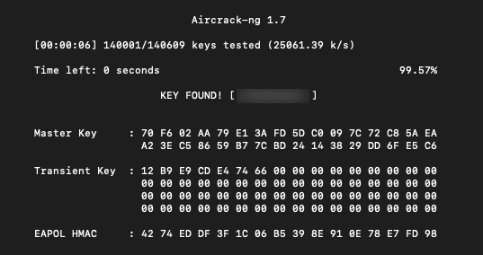 WiFi Password Cracking