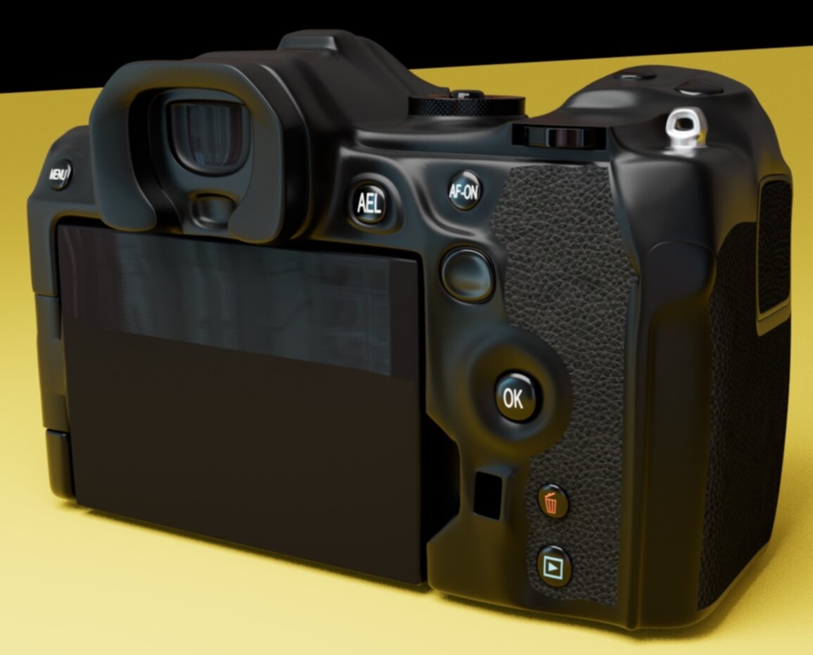 Digital camera Olympus OM-1 product design