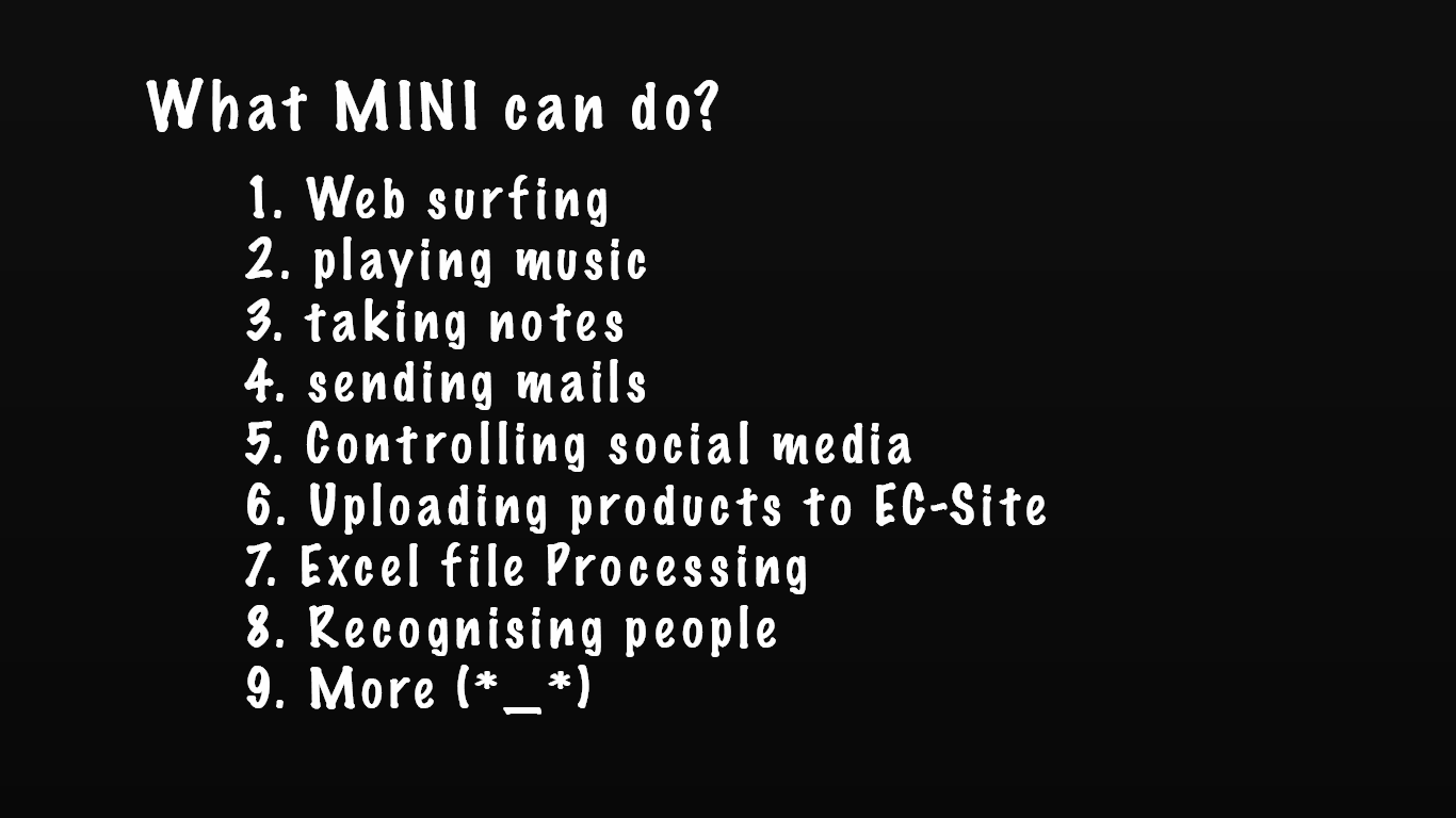 Voice Assistance "MINI"